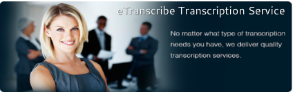 eTranscribe Transcription Service